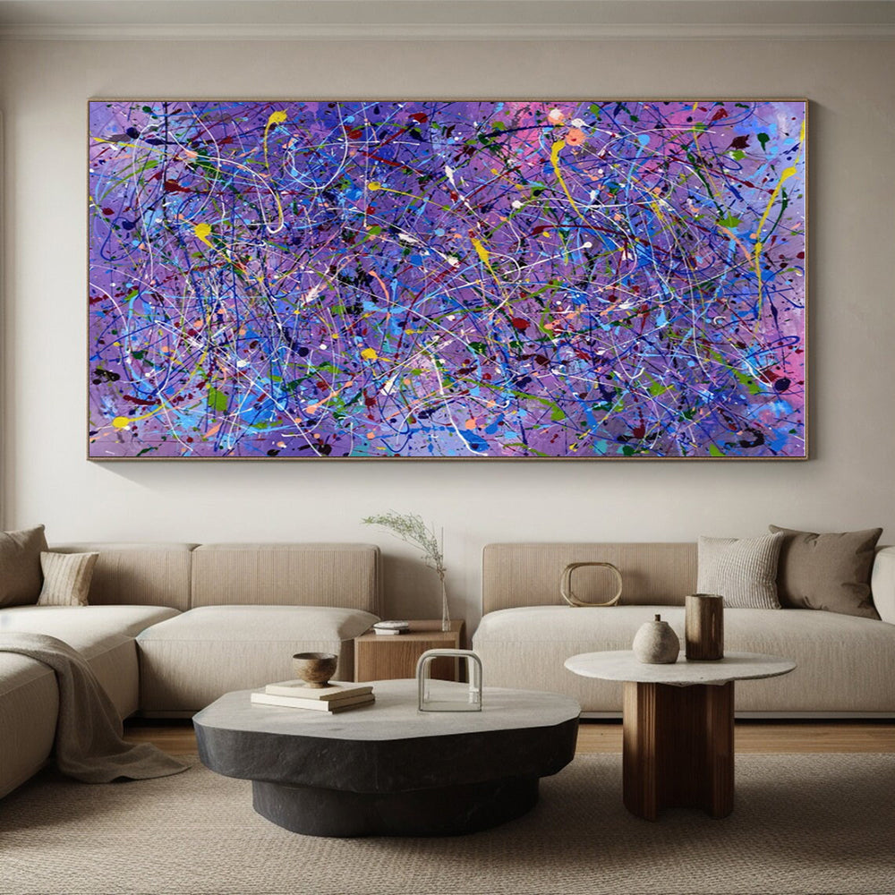 Cool Abstract Paintings Multicolor Dynamic Abstract Art HS751