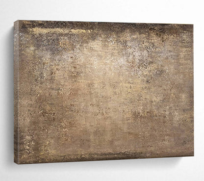 Modern Art Abstract Paintings Brown Tones Textured Abstract Painting WB340