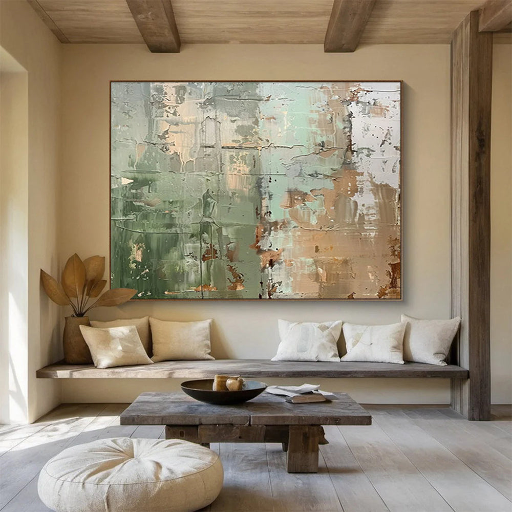 Huge Size Multicolor Abstract Textured Painting WB214