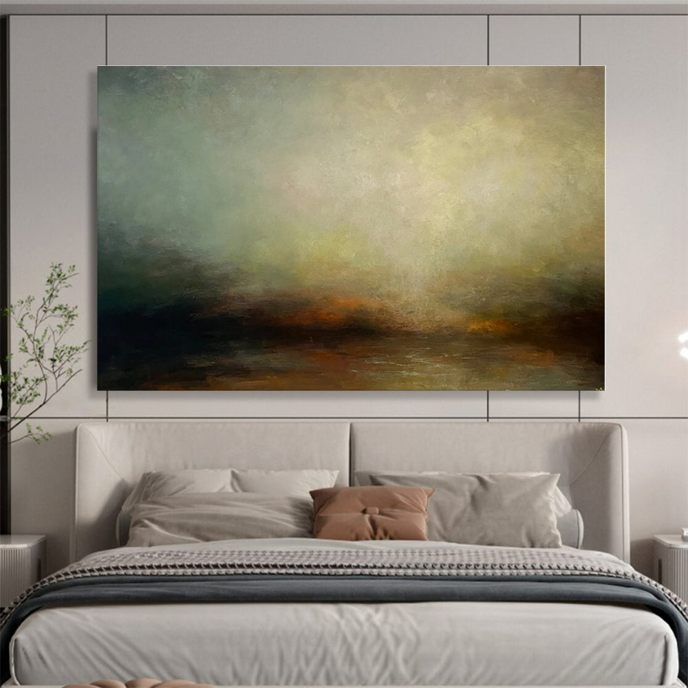 Big Size Multicolor Abstract Landscape Painting WB135
