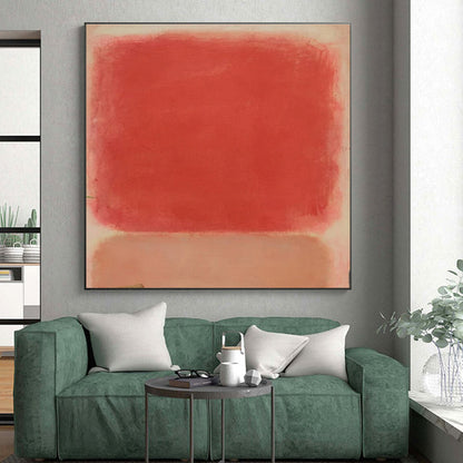 Minimalist Canvas Art Red Minimalist Abstract Painting HS610