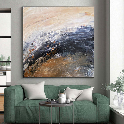 Handmade Art Multicolor Textured Abstract, Minimalist Canvas Art HS277