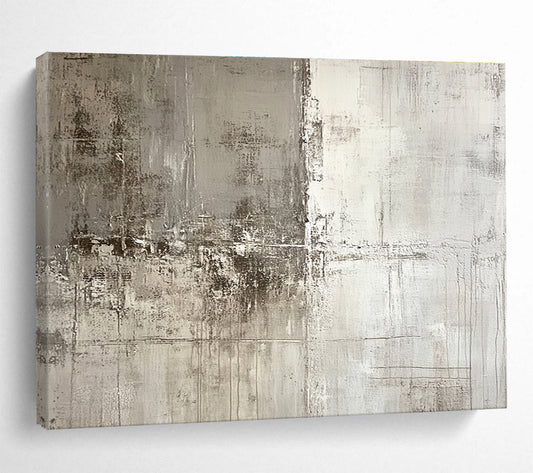 Big Size Gray Textured Abstract Art WB246