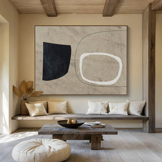 Big Size Multicolor Abstract Minimalist Painting WB215