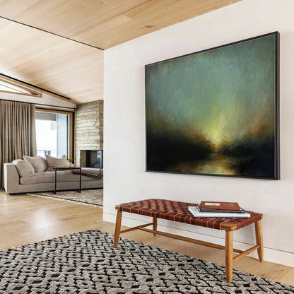 Big Size Multicolor Abstract Landscape Painting WB139