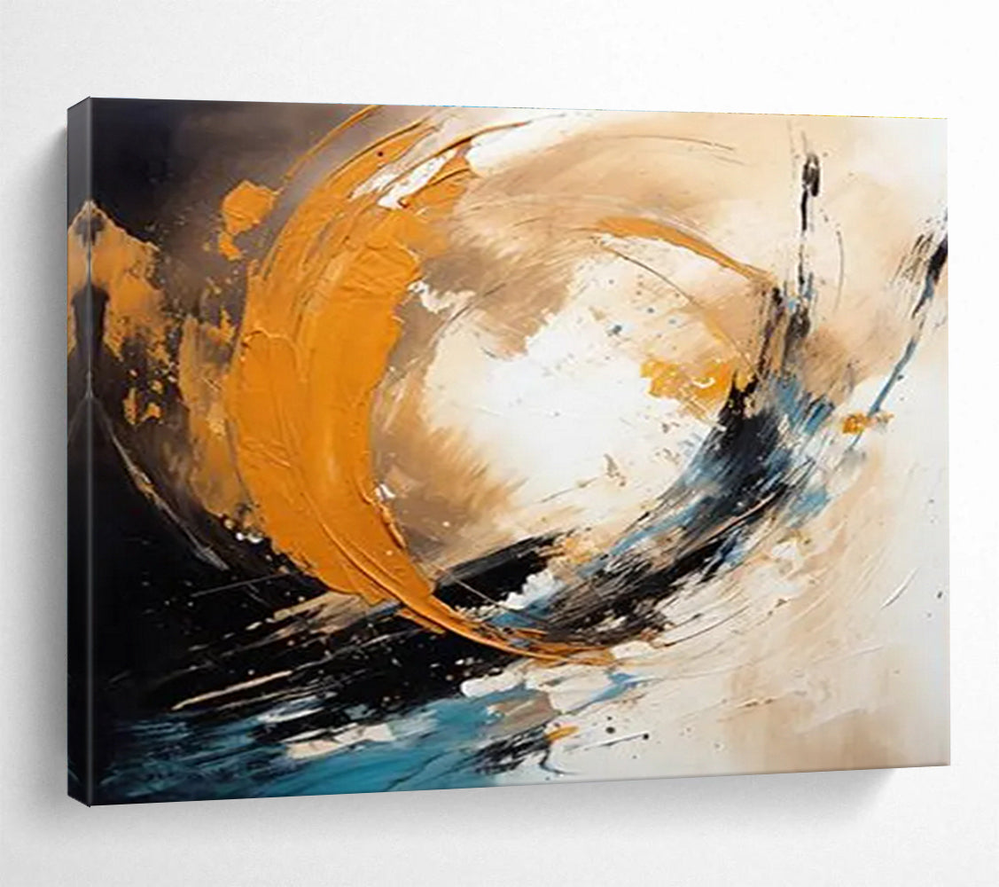 Oversized Canvas Art Multicolor Abstract Swirl Painting WB211