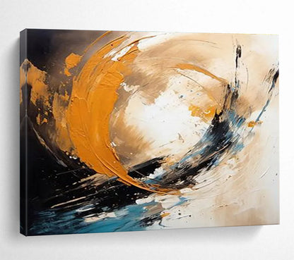 Oversized Canvas Art Multicolor Abstract Swirl Painting WB211