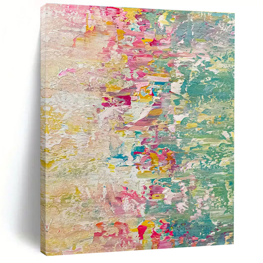 Unique Abstract Art Multicolor Textured Abstract Art HS727