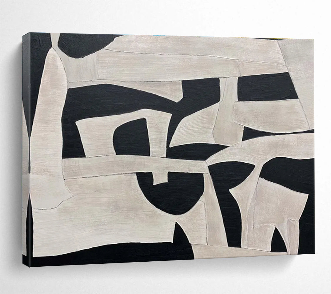 Extra Large Size Multicolor Abstract Geometric Painting WB208