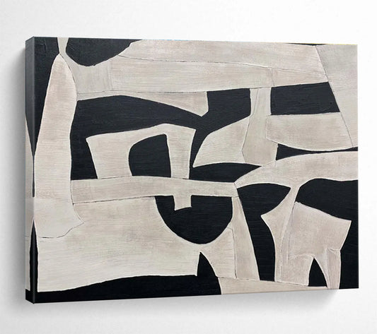 Extra Large Size Multicolor Abstract Geometric Painting WB208