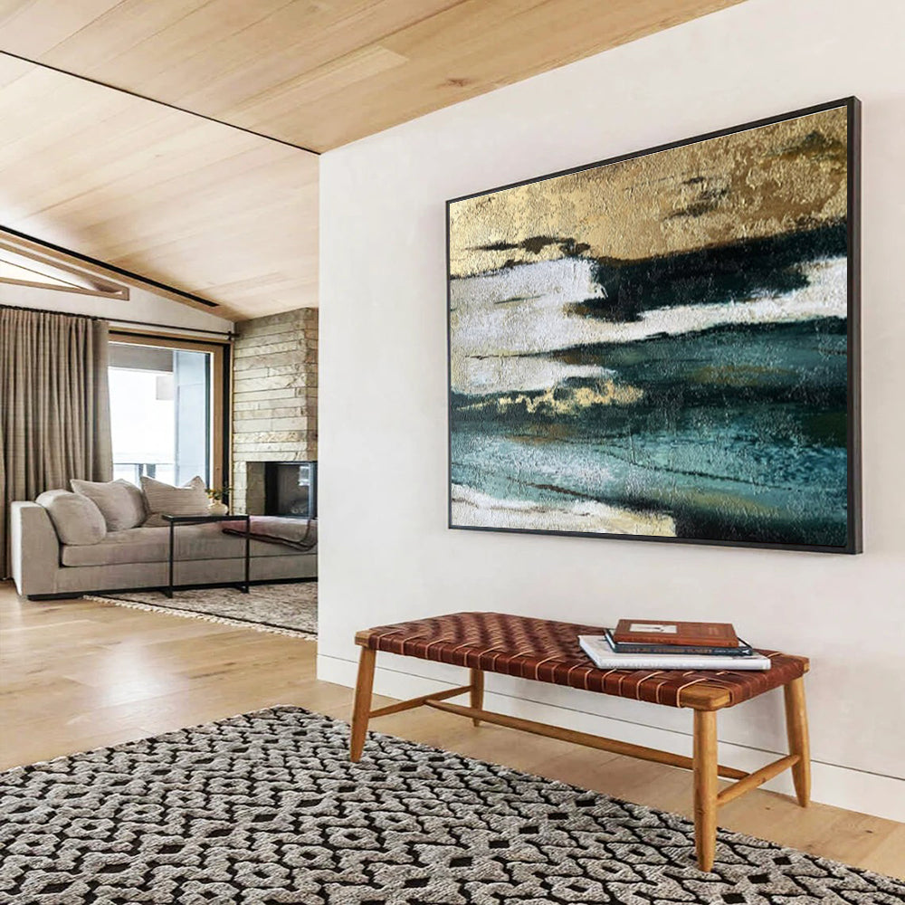 Beige, Brown, Gray Abstract Art For Sale WB379