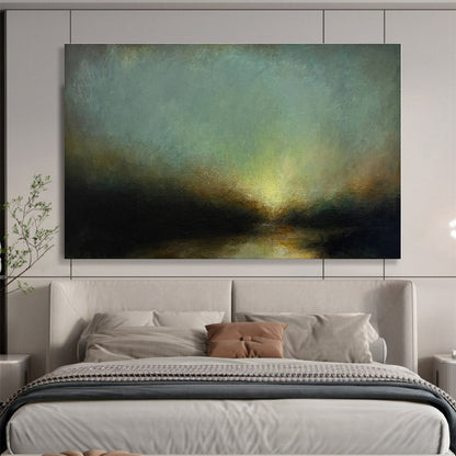 Big Size Multicolor Abstract Landscape Painting WB139