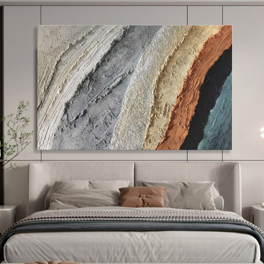 Big Size Multicolor Abstract Textured Painting WB125