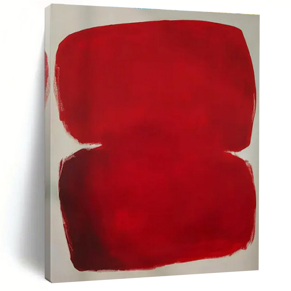 Minimalist Canvas Art Red Minimalist Abstract Painting HS602