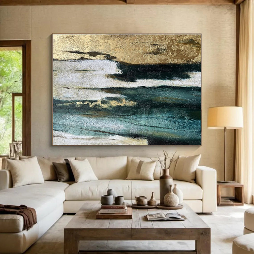 Beige, Brown, Gray Abstract Art For Sale WB379