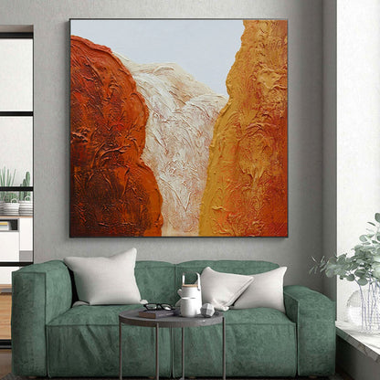Hand Painting Colorful Textured Landscape-Inspired Abstract Art, Acrylic Modern Art Paintings HS542