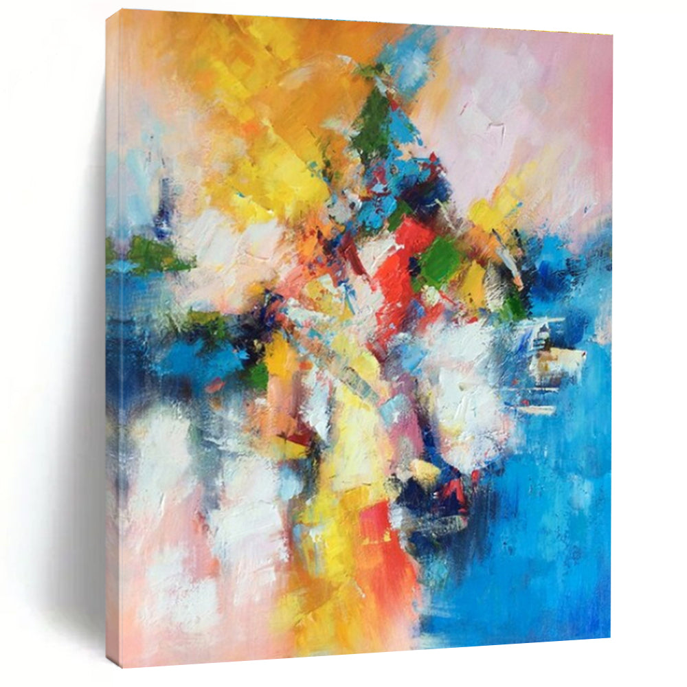 Cool Abstract Paintings Multicolor Dynamic Abstract Art HS769