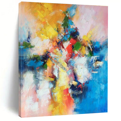 Cool Abstract Paintings Multicolor Dynamic Abstract Art HS769