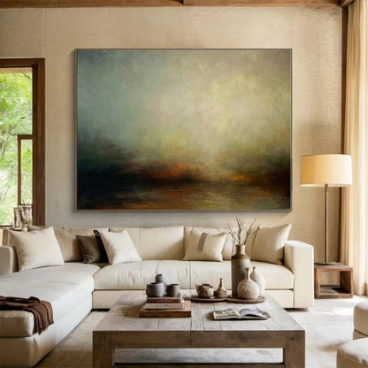 Big Size Multicolor Abstract Landscape Painting WB135