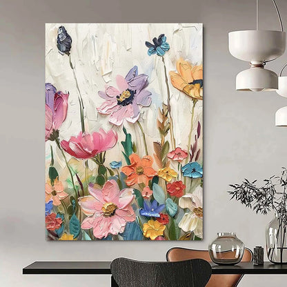 Multicolor Abstract Floral Art For Bedroom and Sunroom WS446