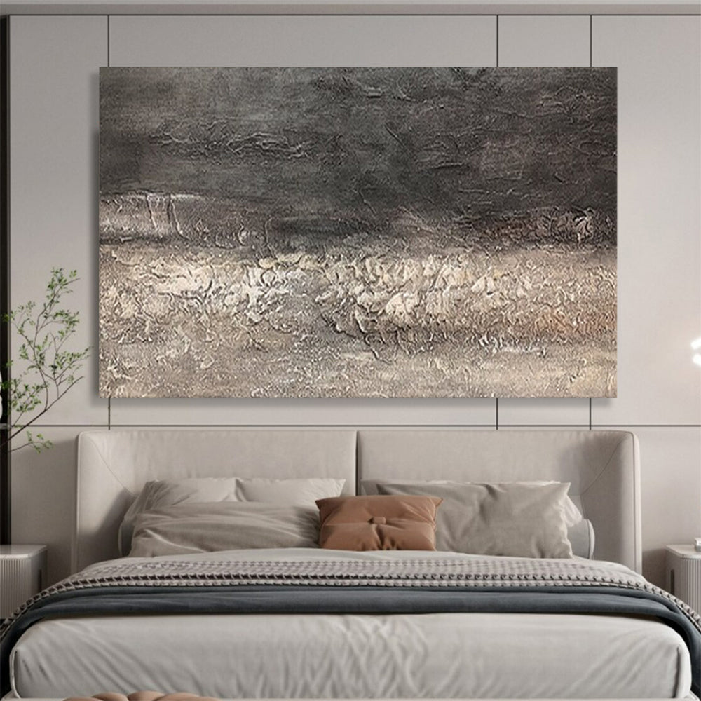 Blue, Gray, Gold Abstract Art For Sale WB377