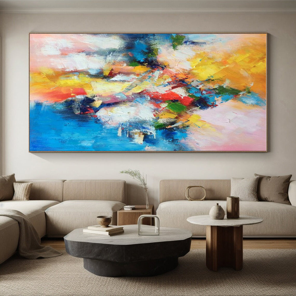 Cool Abstract Paintings Multicolor Dynamic Abstract Art HS769