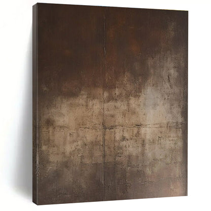 Unique Abstract Art Brown and Beige Textured Abstract Art HS760