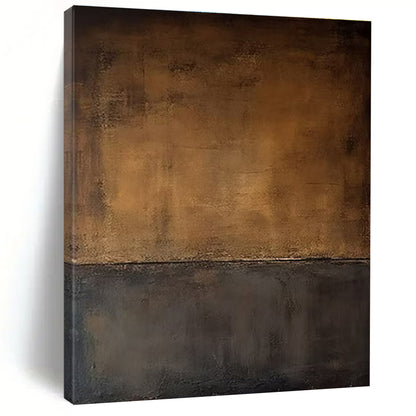 Cool Abstract Paintings Brown and Black Textured Abstract Art HS758