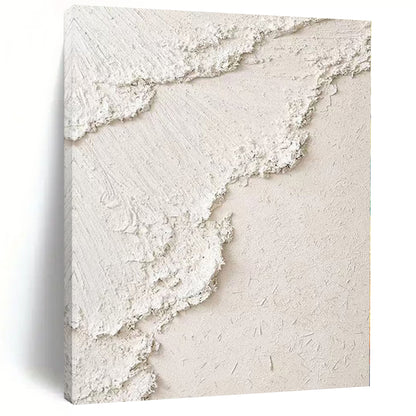 Big Painting White Abstract Textured Painting For Sale HS077