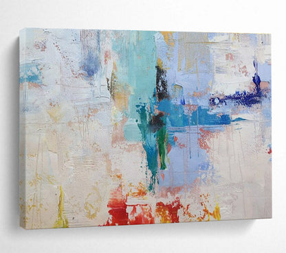 Multicolor Abstract Textured Art For Sale WB401