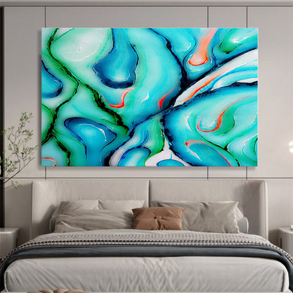Oversized Canvas Art Multicolor Abstract Floral Painting WB159