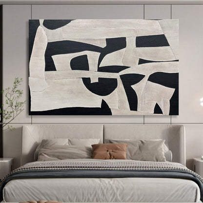 Extra Large Size Multicolor Abstract Geometric Painting WB208