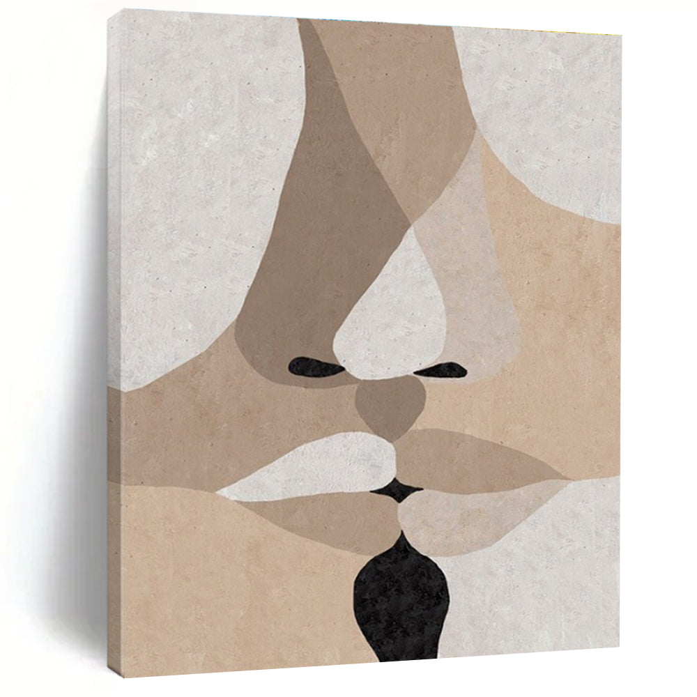 Unique Abstract Art Neutral Tones Figurative Abstract Art HS709