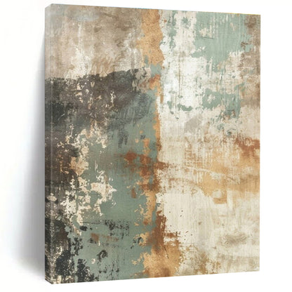 Hand Painted Art Earthy Tones Textured Abstract Art HS741