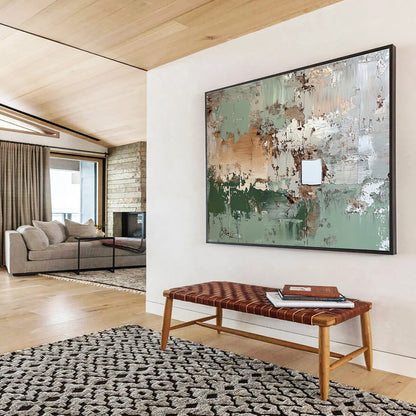 Big Size Multicolor Textured Abstract Art WB249