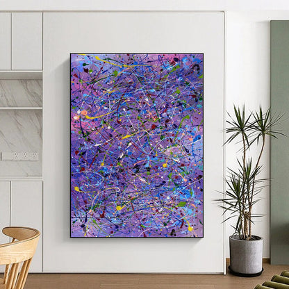 Cool Abstract Paintings Multicolor Dynamic Abstract Art HS751
