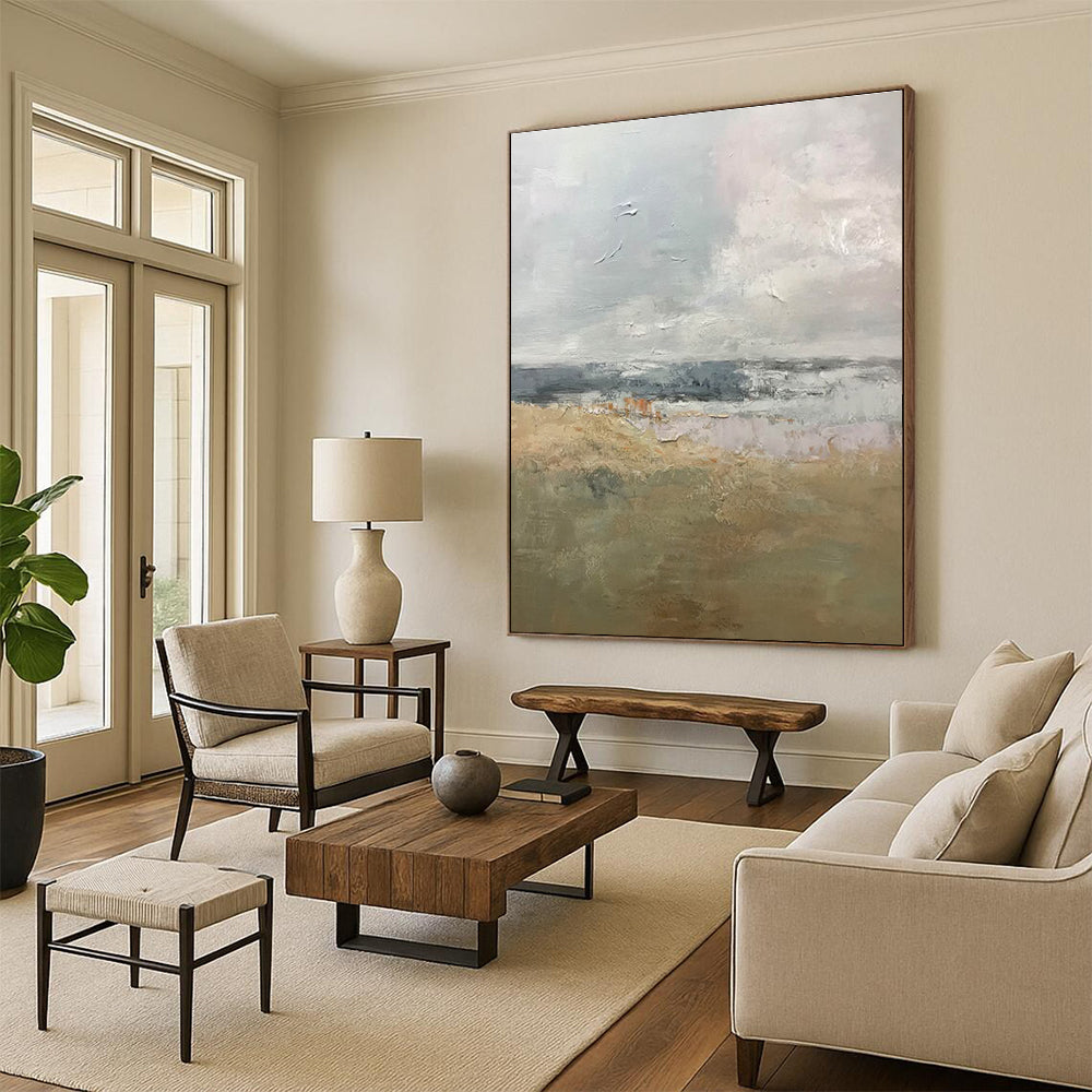 Multicolor Abstract Textured Art For Living Room and Art Studio WS464