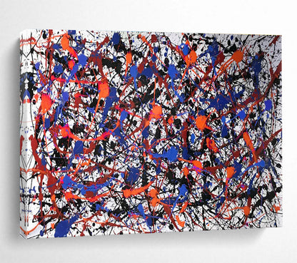 Blue, Beige, Gray Abstract Textured Landscape Art For Sale WB399