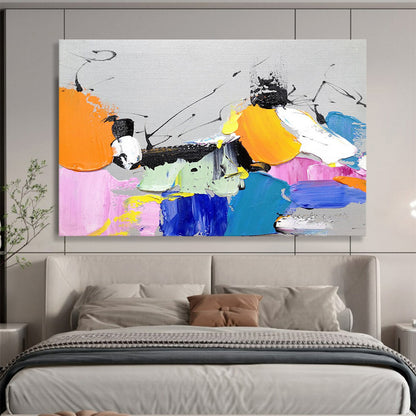 Big Size Multicolor Textured Abstract Art WB233