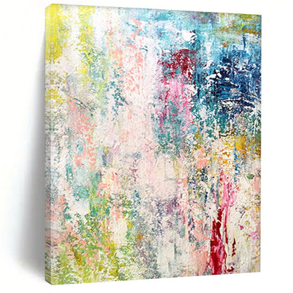 Unique Abstract Art Multicolor Textured Abstract, Acrylic Modern Art Paintings HS286