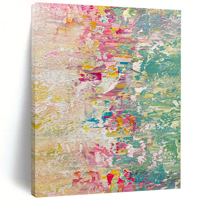 Unique Abstract Paintings Multicolor Textured Abstract Painting For Sale HS109