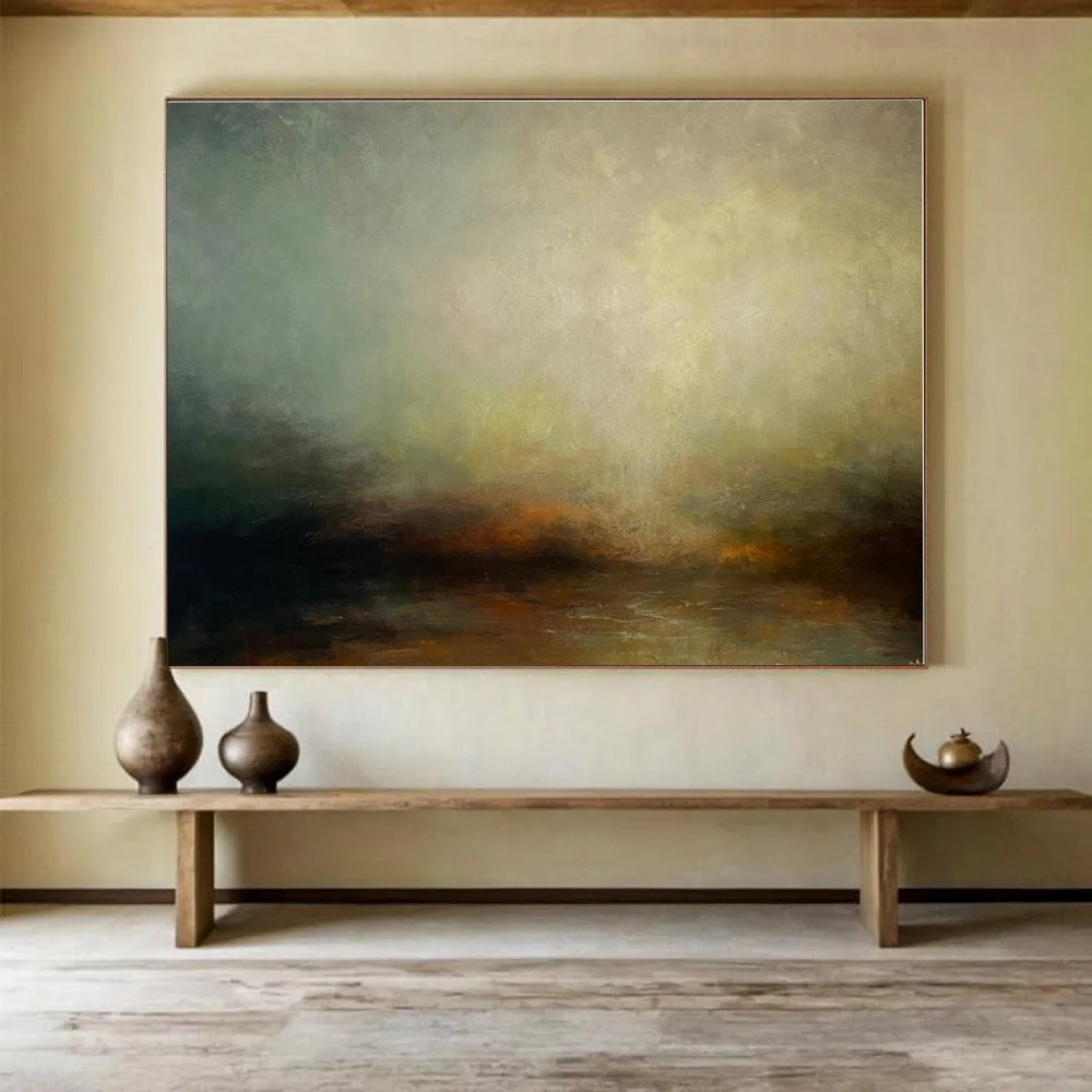 Big Size Multicolor Abstract Landscape Painting WB135