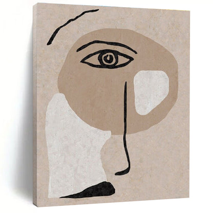 Unique Abstract Art Neutral Tones Figurative Abstract Art HS702