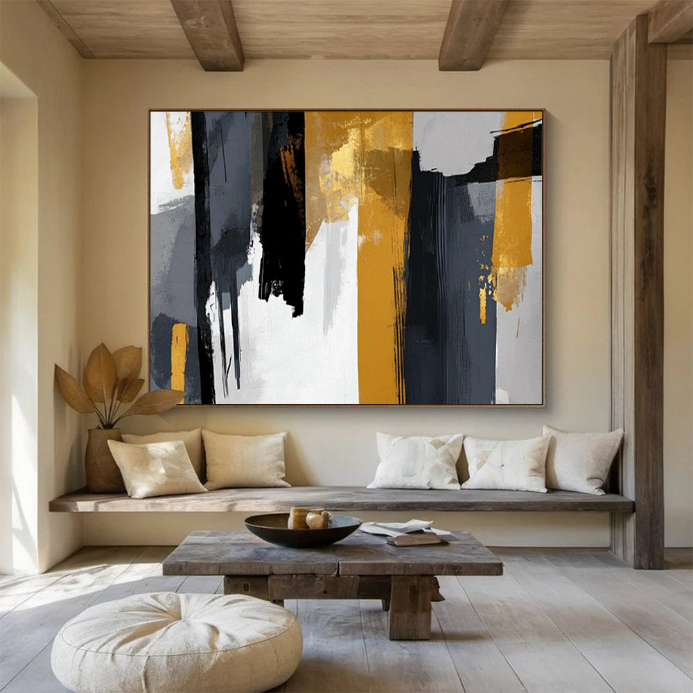 Blue, Multicolor Abstract Drip Art For Sale WB397